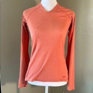 Patagonia Women's Orange Long Sleeve Top